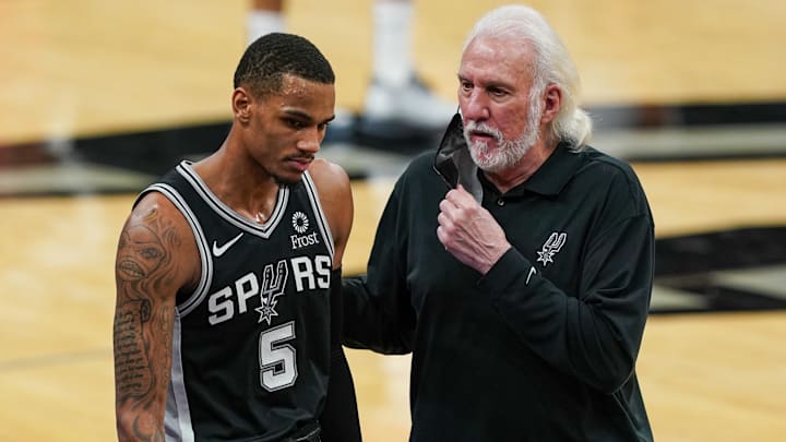 San Antonio Spurs head coach Gregg Popovich.