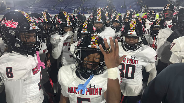 North Point's victory over reigning champ Patuxent has pushed the Eagles into a stronger hold of the No. 1 ranking among Class 4A-3A schools.
