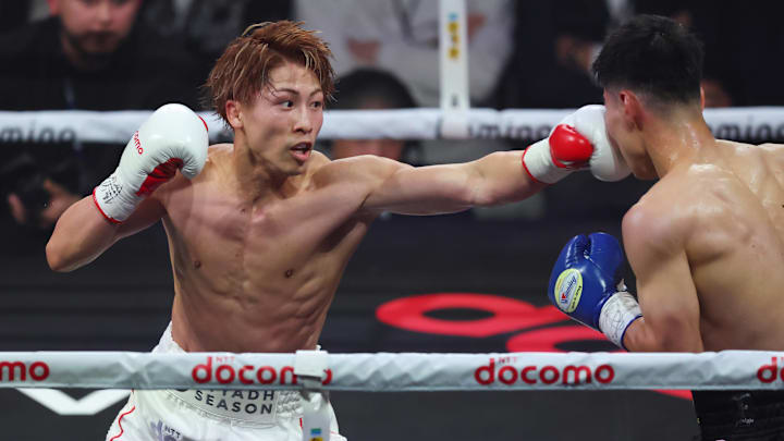 IBF, WBA, WBC, WBO World Super Bantam weight Championship at Ariake Arena in Tokyo, Japan.
