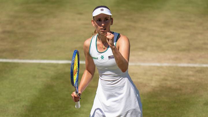 Elise Mertens is an underdog in the Wimbledon quarterfinals. Elise Mertens is an underdog in the Wimbledon quarterfinals.