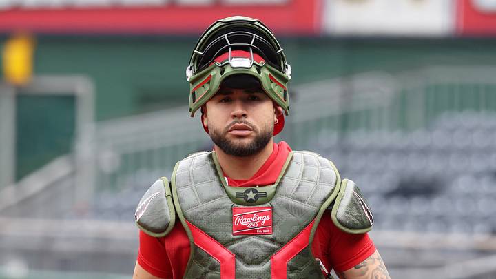 May 16, 2026; Pittsburgh, Pennsylvania, USA; Philadelphia Phillies catcher Rafael Marchán (13) on the field before the game against the Pittsburgh Pirates at PNC Park. Mandatory Credit: Charles LeClaire-Imagn Images May 16, 2026; Pittsburgh, Pennsylvania, USA; Philadelphia Phillies catcher Rafael Marchán (13) on the field before the game against the Pittsburgh Pirates at PNC Park. Mandatory Credit: Charles LeClaire-Imagn Images