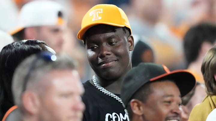 5-star Tennessee football commit David Sanders Jr. at the NCAA College football game between Tennessee and NC State on Saturday, Sept. 7, 2024 in Charlotte, NC.