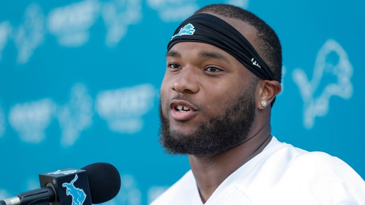 Detroit Lions defensive lineman Mekhi Wingo (94) Detroit Lions defensive lineman Mekhi Wingo (94)