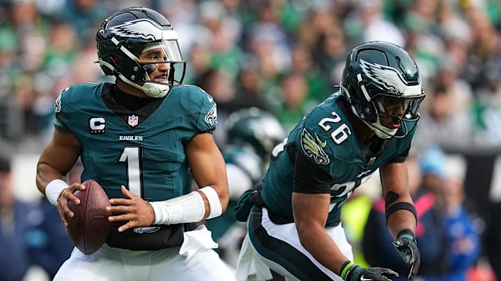 Jalen Hurts, Saquon Barkley, Philadelphia Eagles