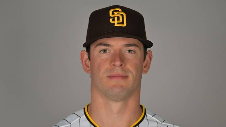 Feb 18, 2026; Peoria, AZ, USA;  San Diego Padres Nick Solak (15) during spring training photo day. Mandatory Credit: Jayne Kamin-Oncea-Imagn Images