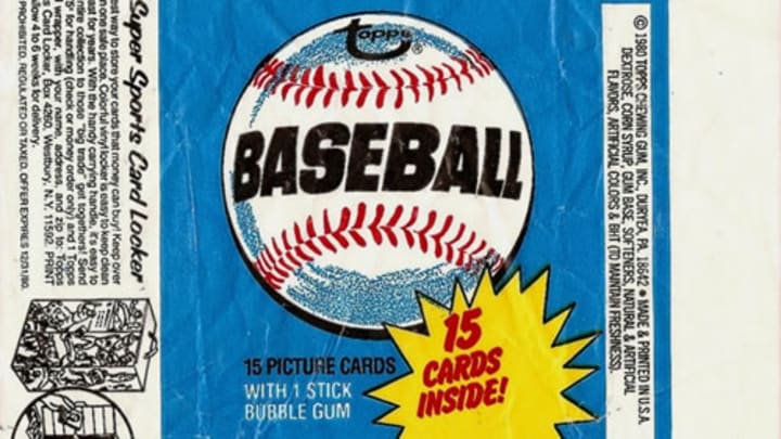 1980 Topps wrapper 1980 Topps wrapper