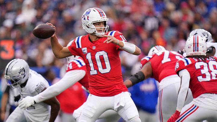 The New England Patriots and quarterback Drake Maye are now +2000 to win the Super Bowl. The New England Patriots and quarterback Drake Maye are now +2000 to win the Super Bowl.