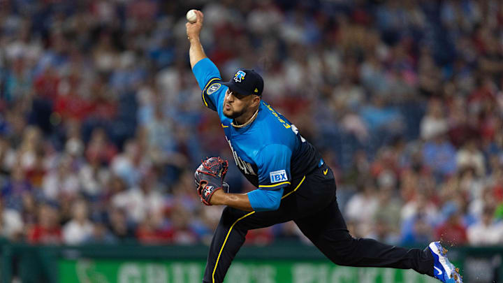 Aug 16, 2024; Philadelphia, Pennsylvania, USA; Philadelphia Phillies pitcher Carlos Estevez (53) throws a pitch during the ninth inning against the Washington Nationals at Citizens Bank Park.