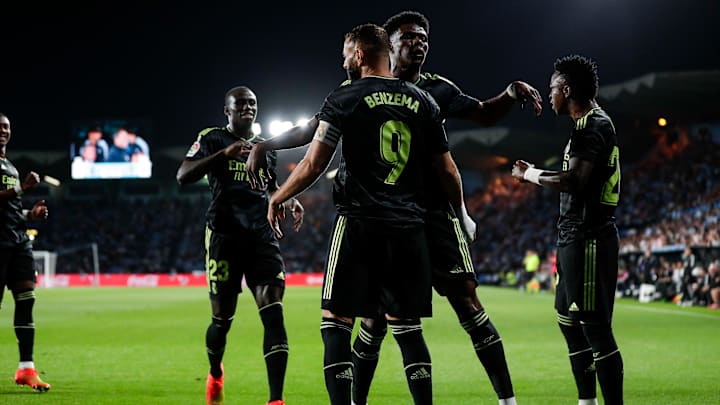 Aurelien Tchouameni, Ferland Mendy, Karim Benzema, Vinicius Junior