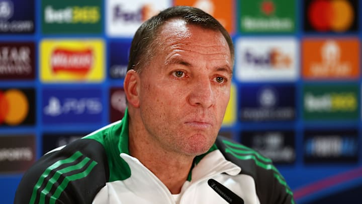 Celtic FC Training And Press Conference - UEFA Champions League 2024/25 League Knockout Play-off