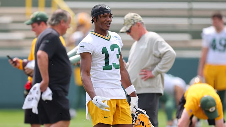 Green Bay Packers wide receiver Dontayvion Wicks