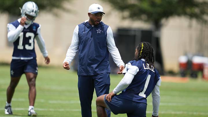 Dallas Cowboys defensive coordinator Christian Parker. Dallas Cowboys defensive coordinator Christian Parker.