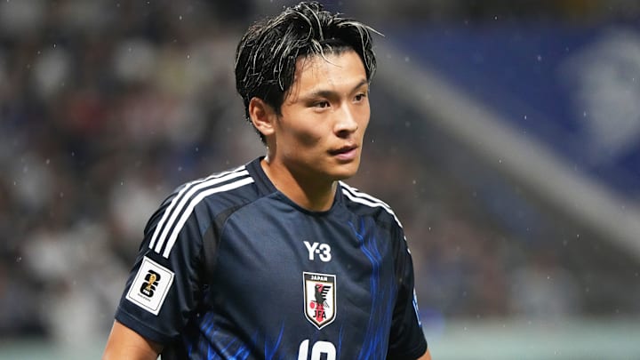 Shuto Machino im Japan-Trikot. In der kommenden Saison könnte er in England auflaufen