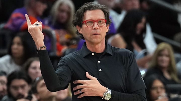 Atlanta Hawks head coach Quin Snyder