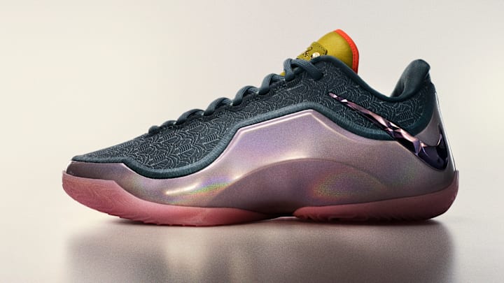 The Nike LeBron 23 "Miami Twice" colorway.