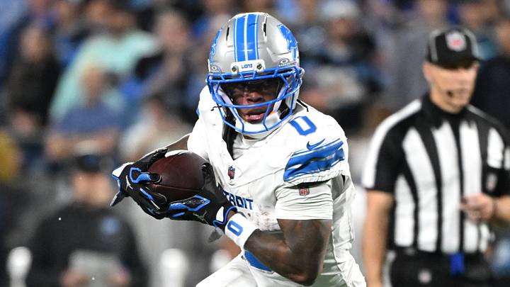 Jahmyr Gibbs has three first-half touchdowns this season. Jahmyr Gibbs has three first-half touchdowns this season.