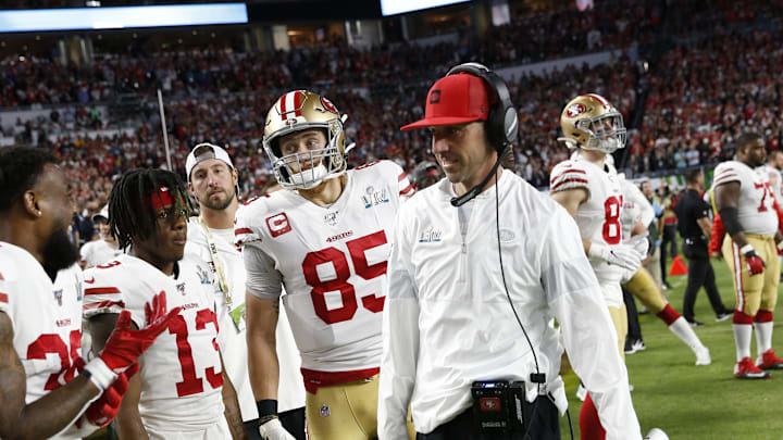 San Francisco 49ers head coach Kyle Shanahan