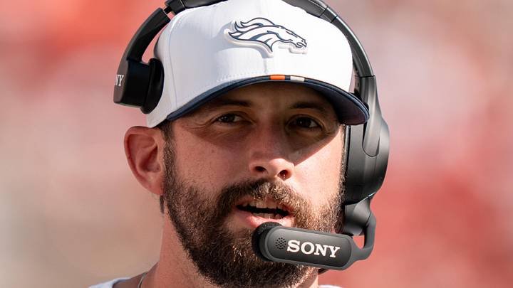 Denver Broncos offensive pass game coordinator Davis Webb