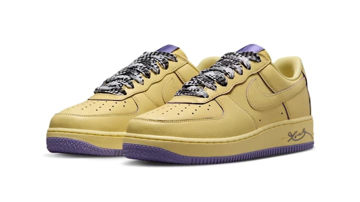 The Kobe x Nike Air Force 1 Low Protro 'Soft Yellow' drops on June 24. The Kobe x Nike Air Force 1 Low Protro 'Soft Yellow' drops on June 24.