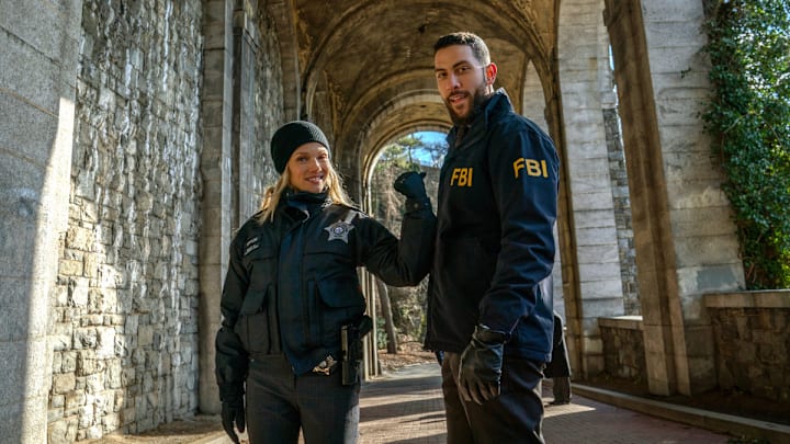 "Emotional Rescue" - The FBI team investigates a drug deal gone bad after the body of a college student is found. Also, Detective Hailey Upton (Tracy Spiridakos) temporarily joins the team, and finds her usual investigative methods clash with the Bureau's more buttoned up environment, on FBI, Tuesday, March 31 (9:00-10:00 PM, ET/PT) on the CBS Television Network. Pictured (l-r) Tracy Spiradakkos as Hailey Upton and Zeeko Zak as Special Agent Omar Adom 'OA' Zidan Photo: Michael Parmelee/ CBS