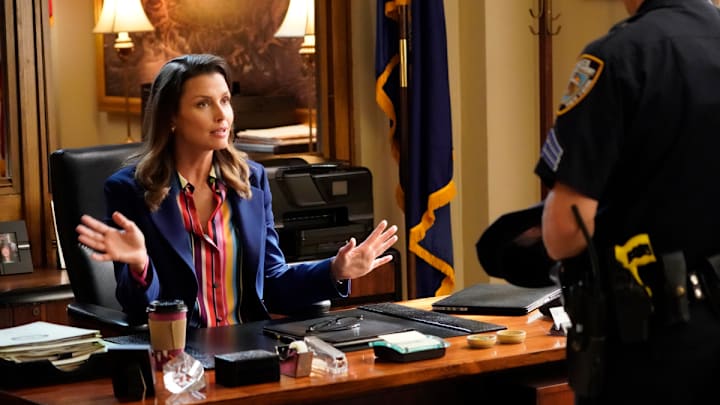 "Behind the Smile" -- Frank's esteem for an old friend and late socialite proves to be a mistake when her son threatens to publicly reveal who she really was. Also, Jamie asks Erin for help apprehending a perp who shot at him after learning she chose not to send him to prison six months ago; Eddie clashes with her new boss, Sergeant McNichols (Stephanie Kurtzuba); and Danny drags Baez into a case involving a suspicious grieving couple, on BLUE BLOODS, Friday, Oct. 11 (10:00-11:00 PM, ET/PT) on