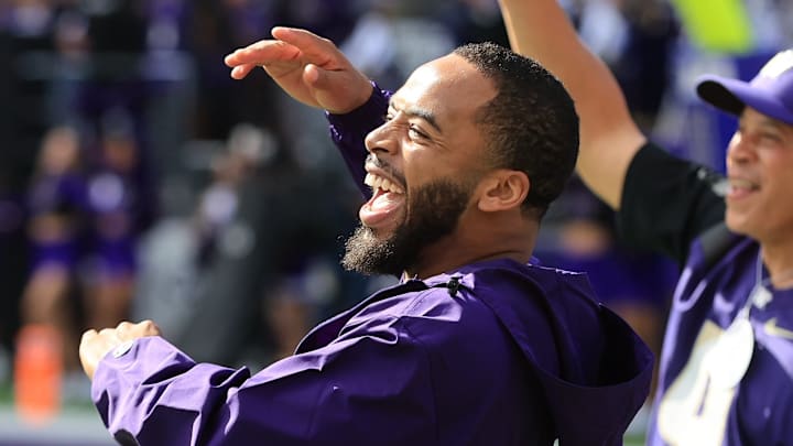 Myles Gaskin enjoyed himself while back for the UW-Ohio State game. Myles Gaskin enjoyed himself while back for the UW-Ohio State game.