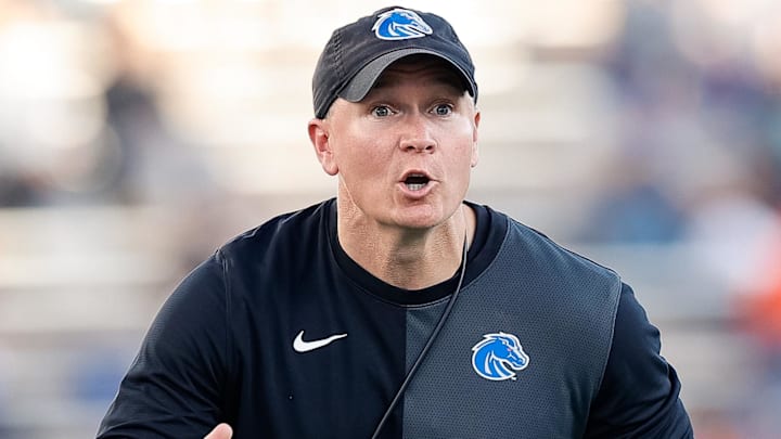 Boise State Broncos head coach Spencer Danielson.