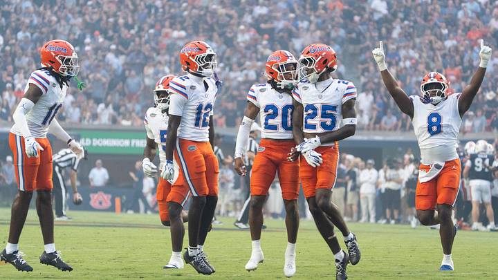 Florida is officially ranked for the first time this season after Saturday's 44-39 win over Auburn. Florida is officially ranked for the first time this season after Saturday's 44-39 win over Auburn.