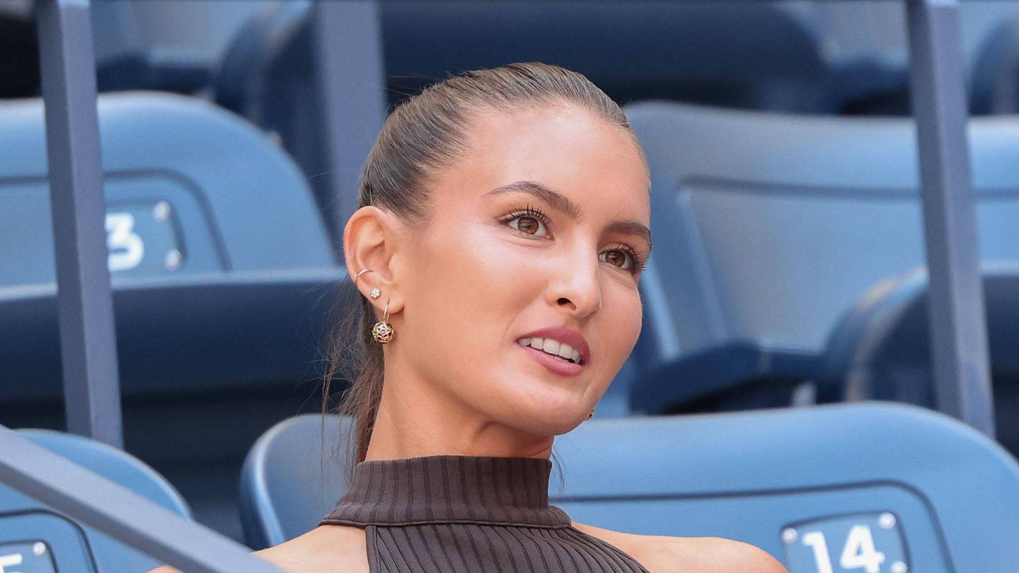 Felix Auger-Aliassime's Wife Nina Rocks White Dress During French Open