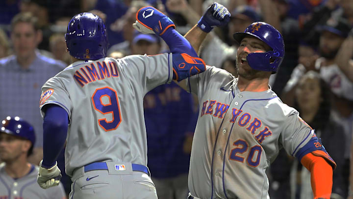Jul 17, 2021; Pittsburgh, Pennsylvania, USA;  New York Mets center fielder Brandon Nimmo (9)