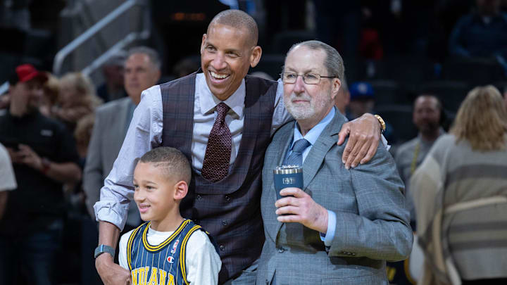 Apr 3, 2022; Indianapolis, Indiana, USA; Indiana Pacers longtime Public Relations personal David