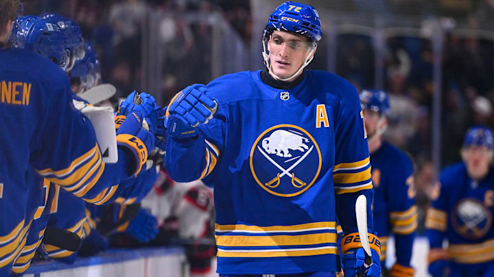 Buffalo Sabres forward Tage Thompson