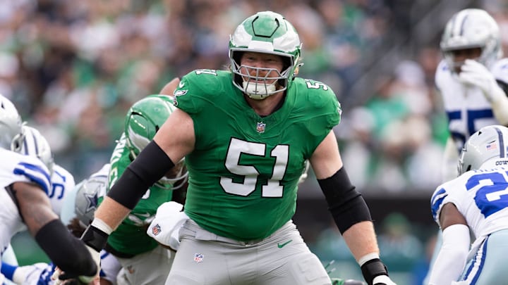 Philadelphia Eagles center Cam Jurgens.