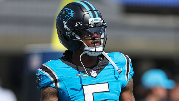 Carolina Panthers running back Rico Dowdle.