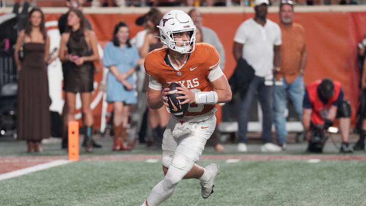 The Texas Longhorns and quarterback Arch Manning are rising in the latest odds to win the national title. 