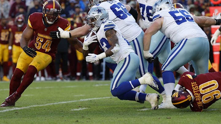 Dallas Cowboys running back Rico Dowdle