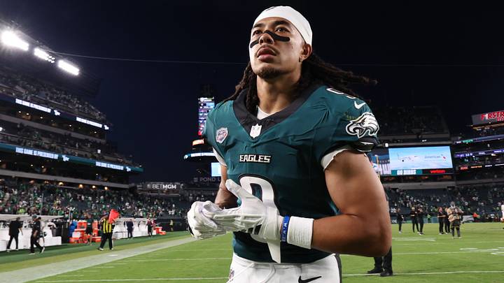 Sep 13, 2026; Philadelphia, Pennsylvania, USA; Philadelphia Eagles wide receiver Makai Lemon (9) runs off the field after the game against the Washington Commanders at Lincoln Financial Field. Mandatory Credit: Bill Streicher-Imagn Images Sep 13, 2026; Philadelphia, Pennsylvania, USA; Philadelphia Eagles wide receiver Makai Lemon (9) runs off the field after the game against the Washington Commanders at Lincoln Financial Field. Mandatory Credit: Bill Streicher-Imagn Images