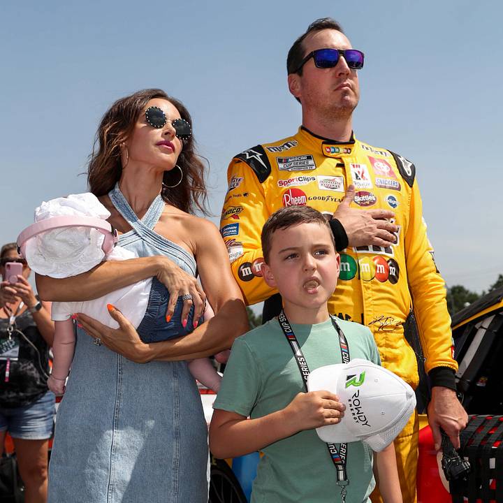 Kyle Larson's Son Consoling Brexton Busch at Coca Cola 600 Brings Fans to Tears