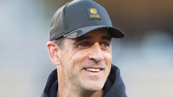Pittsburgh Steelers quarterback Aaron Rodgers smiles before last year's game against the Green Bay Packers. Pittsburgh Steelers quarterback Aaron Rodgers smiles before last year's game against the Green Bay Packers.