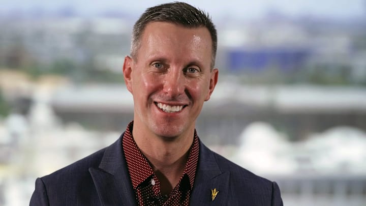 July 3, 2024; Phoenix, Arizona, United States; Graham Rossini, Arizona State University athletic director. Special Instructions: Mandatory Credit: Cheryl Evans-Arizona Republic