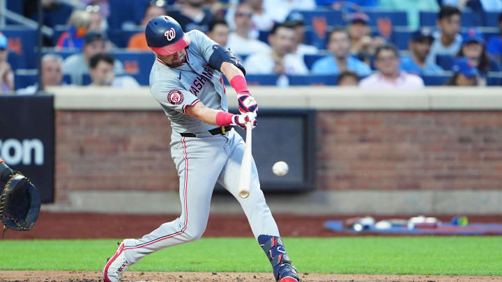 Washington Nationals right fielder Lane Thomas Washington Nationals right fielder Lane Thomas