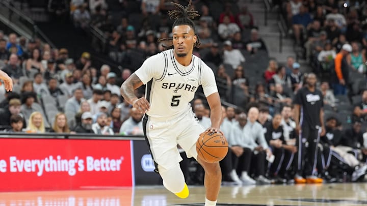 San Antonio Spurs guard Stephon Castle is a great prop target on Tuesday.