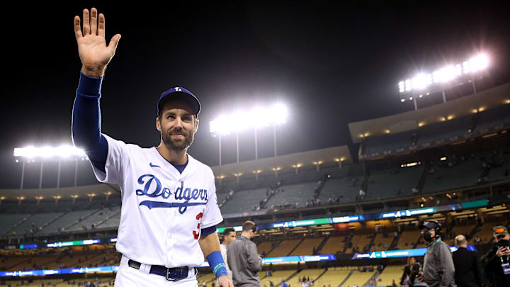 Chris Taylor fue el héroe ofensivo de los Dodgers en el quinto juego de la Serie de Campeonato 