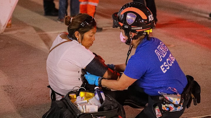 Algunas personas que estaban en el estadio de Querétaron resultaron heridas 