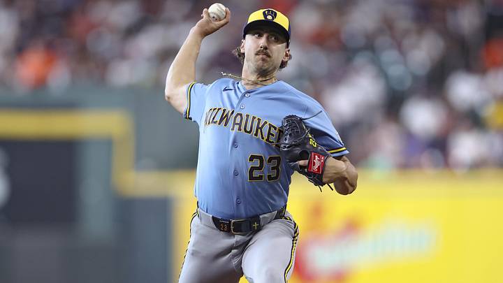 May 30, 2026; Houston, Texas, USA; Milwaukee Brewers starting pitcher Brandon Sproat (23) delivers a pitch during the second inning against the Houston Astros at Daikin Park. Mandatory Credit: Troy Taormina-Imagn Images May 30, 2026; Houston, Texas, USA; Milwaukee Brewers starting pitcher Brandon Sproat (23) delivers a pitch during the second inning against the Houston Astros at Daikin Park. Mandatory Credit: Troy Taormina-Imagn Images