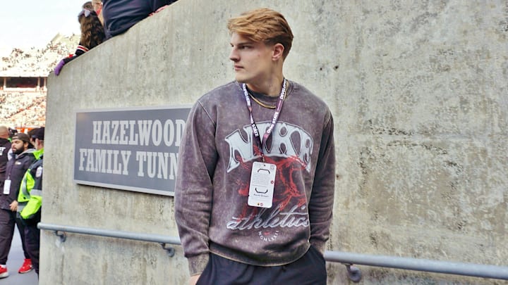 Harrisburg offensive lineman Kevin Brown attends the Ohio State football game against Penn State at Ohio Stadium on Nov. 1, 2025. Harrisburg offensive lineman Kevin Brown attends the Ohio State football game against Penn State at Ohio Stadium on Nov. 1, 2025.