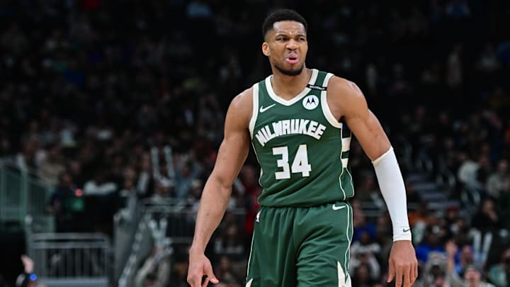Milwaukee Bucks forward Giannis Antetokounmpo is a great prop target on Saturday.