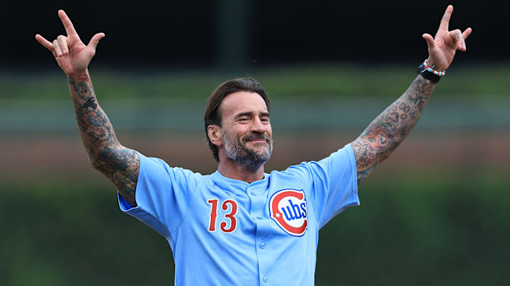 CM Punk At Washington Nationals v Chicago Cubs