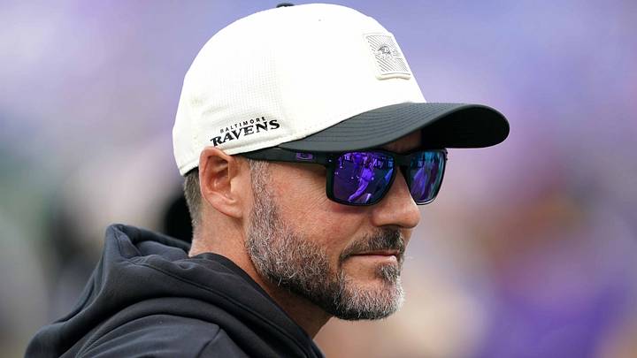 Baltimore Ravens head coach Jesse Minter Baltimore Ravens head coach Jesse Minter