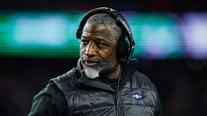 New York Jets head coach Aaron Glenn New York Jets head coach Aaron Glenn